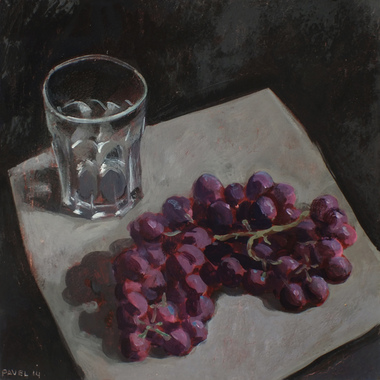 Pavel Feinstein: 1867 - Weintrauben mit Wasserglas, 2014