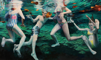 Anne Leone: Cenote Series: Five Swimmers #1, 2012-14