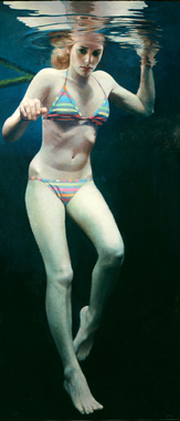 Anne Leone: Cenote Series: Single Swimmer #1, 2012-2014