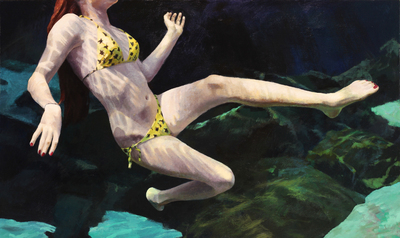 Anne Leone: "Cenote Series: Single Swimmer #3", 2012-14
