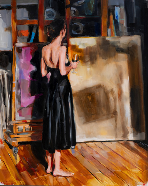 Vorstudie Sommerlicht im Atelier