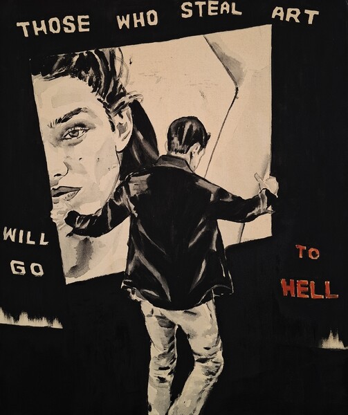 Those who steal art...