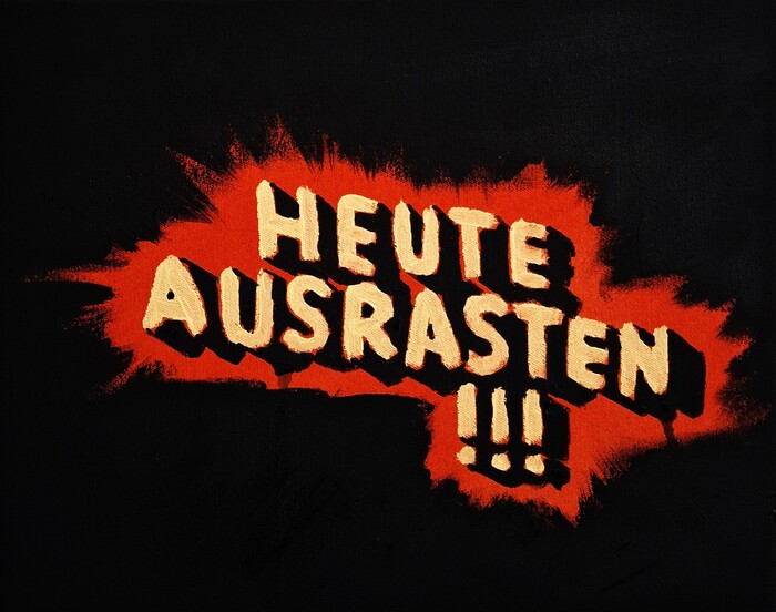 Heute ausrasten!!!