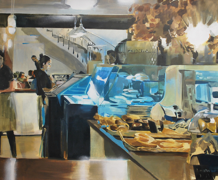 Un café con leche en Madrid