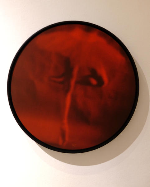 Rotonde en Rouge IV - 50 cm