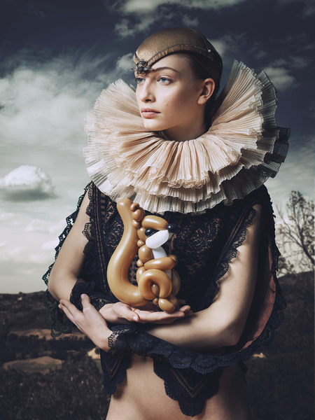 Lady with Squirrel