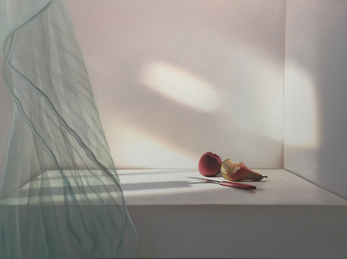 Apfel und Birne mit Grün