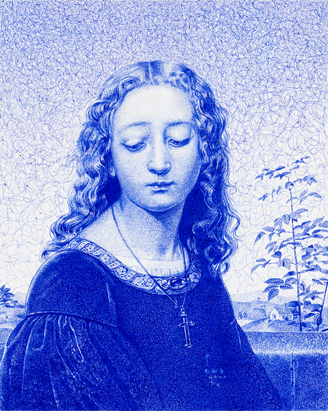 Mein Ernst Deger 'Bildnis eines jungen Mädchens' 1835