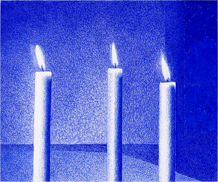 Mein Gerhard Richter 'Drei Kerzen' 1982