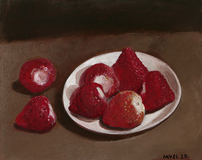 2536 - Tellerchen mit Erdbeeren