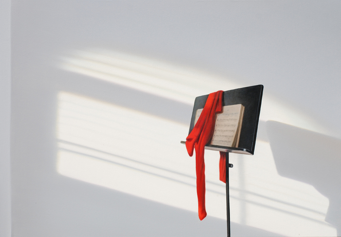 Notenständer mit Rot