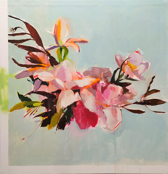 Paisaje de magnolias