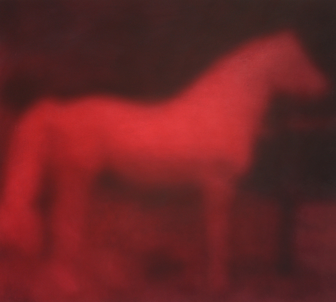 Rotes Pferd