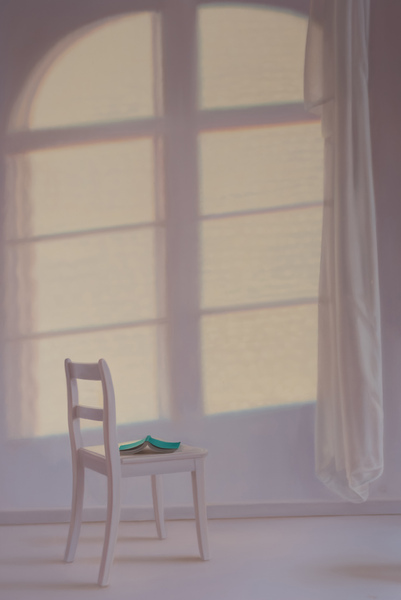 Abend mit grünem Buch