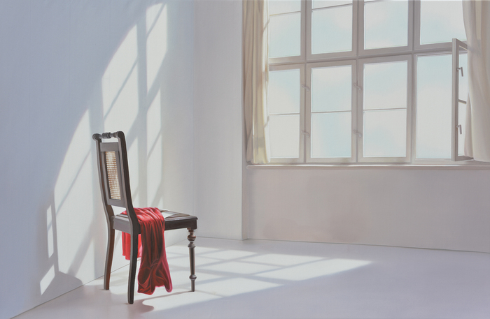 Zimmer mit offenem Fenster