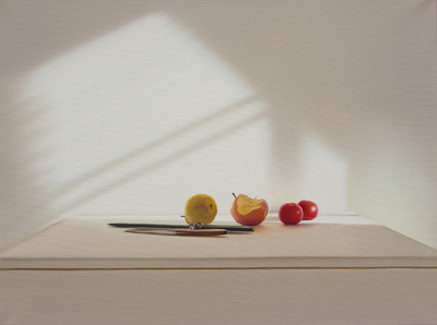 Edite Grinberga: Vier Früchte mit Messerschärfer, 2020