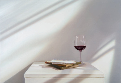 Edite Grinberga: Weinglas mit Avio Posst, 2016