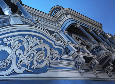Thomas Kaemmerer: Blaue Fassade, 2013