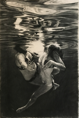 Anne Leone: Two Swimmers #4, 2012-14
