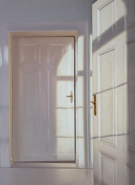 Edite Grinberga: Zwei weiße Türen, 2025