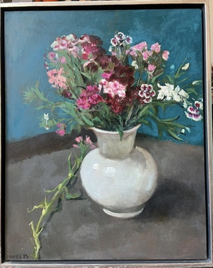 Pavel Feinstein: 2916. Blumenstrauß Nelken, 2023