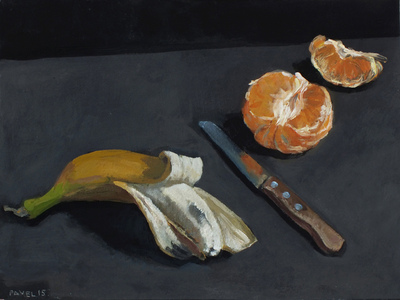 Pavel Feinstein: 1975 - Banane mit Mandarine und Messer, 2015