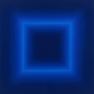 Irina und Marina Fabrizius: Quadrat Blau Ultramarin, 2026