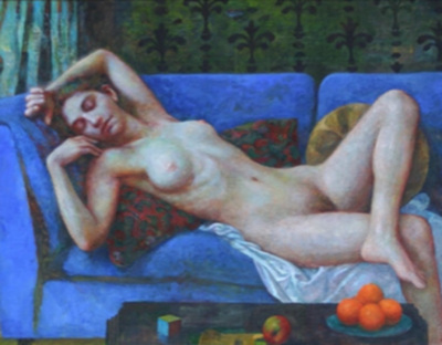 Daniel Ludwig: Reclining Figure on a Couch, 2006