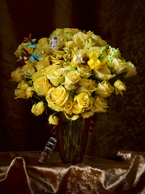 Josef Fischnaller: Yellow Roses, 2019