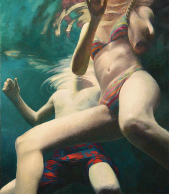 Anne Leone: "Cenote Series: Single Swimmer #4", 2012-14