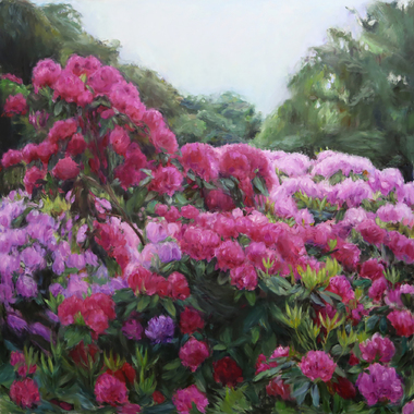 Christian Grosskopf: Roter Rhododendron, 2016