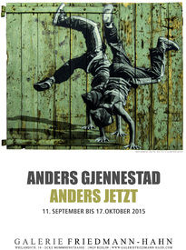 Anders Gjennestad: Anders Jetzt - Plakat zur Ausstellung
