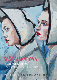 Saša Makarová: La Grande Bellezza - Plakat zur Ausstellung