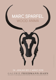 Marc Sparfel: Wood Anima - Plakat zur Ausstellung