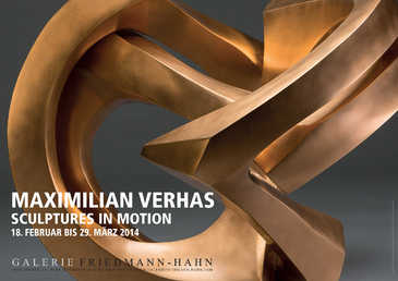 Maximilian Verhas: Sculptures in Motion - Plakat zur Ausstellung